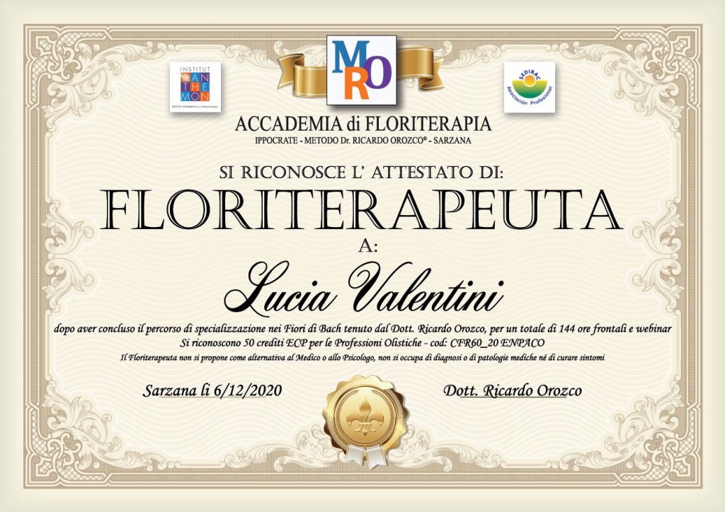 corso fiori di bach